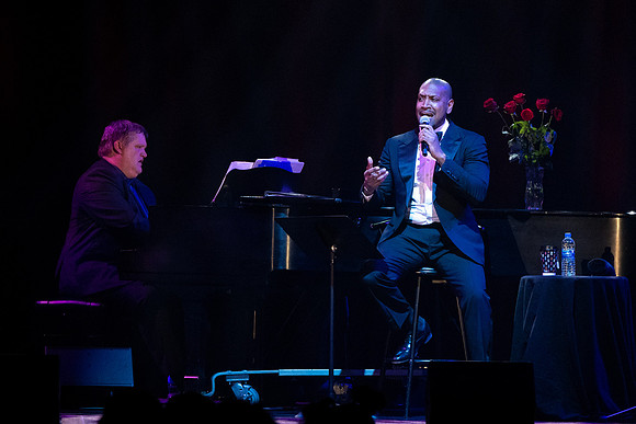 Accomplished singer/songwriter Bryan Terrell Clark performs in the Hart Auditorium at BYU-Idaho.