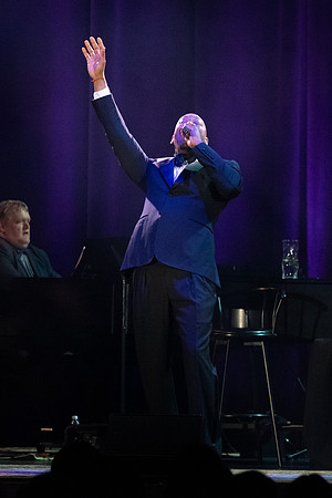 Accomplished singer/songwriter Bryan Terrell Clark performs in the Hart Auditorium at BYU-Idaho.