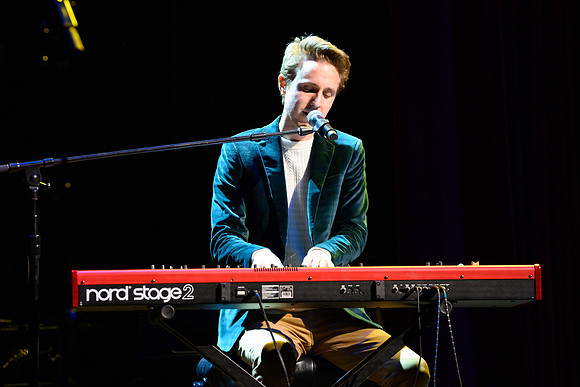 Cody Fry preforms at BYU-Idaho with Ben Rector during the "Old Friends" tour.