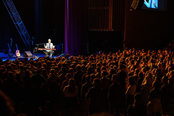 Ben Rector preforms his "Old Friends" tour at BYU-Idaho.
