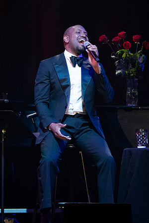 Accomplished singer/songwriter Bryan Terrell Clark performs in the Hart Auditorium at BYU-Idaho.