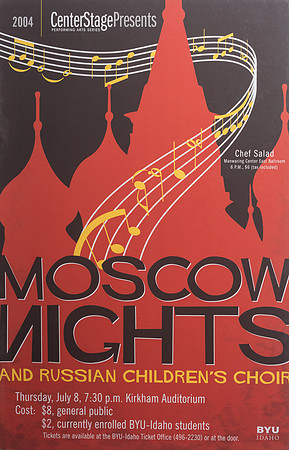A selection of posters from Center Stage throughout the years.