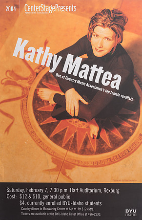 A selection of posters from Center Stage throughout the years.