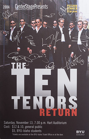 A selection of posters from Center Stage throughout the years.