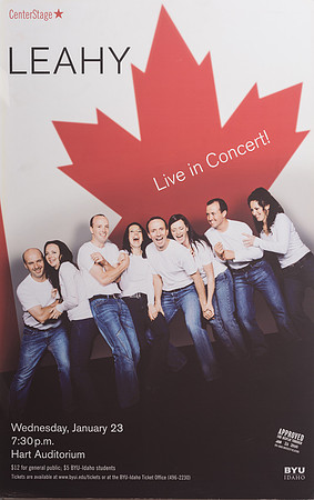 A selection of posters from Center Stage throughout the years.