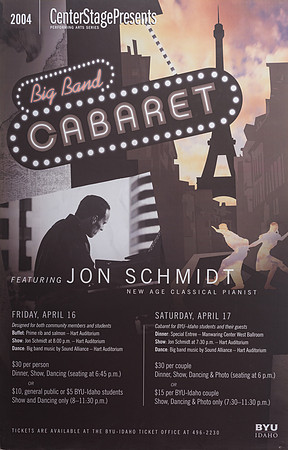 A selection of posters from Center Stage throughout the years.