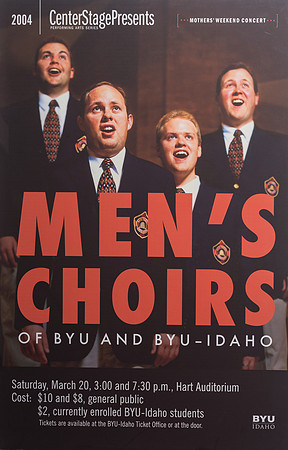 A selection of posters from Center Stage throughout the years.