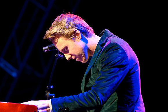 Cody Fry preforms at BYU-Idaho with Ben Rector during the "Old Friends" tour.