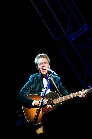 Cody Fry preforms at BYU-Idaho with Ben Rector during the "Old Friends" tour.