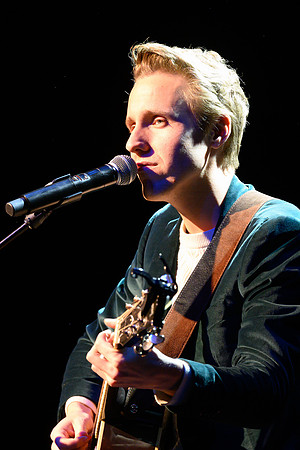 Cody Fry preforms at BYU-Idaho with Ben Rector during the "Old Friends" tour.