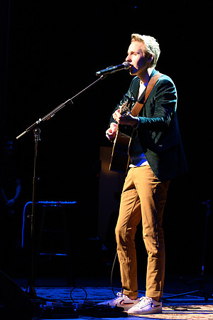 Cody Fry preforms at BYU-Idaho with Ben Rector during the "Old Friends" tour.