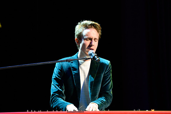 Cody Fry preforms at BYU-Idaho with Ben Rector during the "Old Friends" tour.