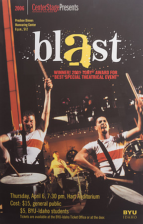 A selection of posters from Center Stage throughout the years.