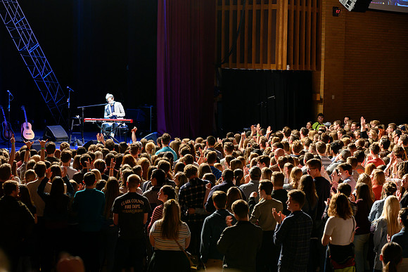 Ben Rector preforms his "Old Friends" tour at BYU-Idaho.