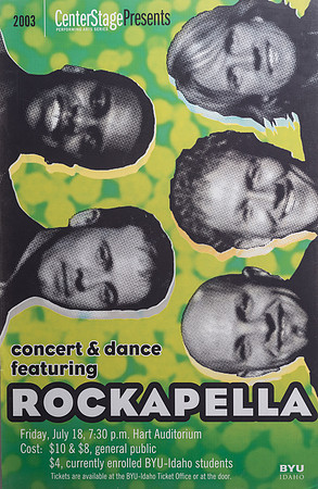 A selection of posters from Center Stage throughout the years.
