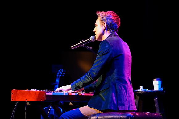 Cody Fry preforms at BYU-Idaho with Ben Rector during the "Old Friends" tour.