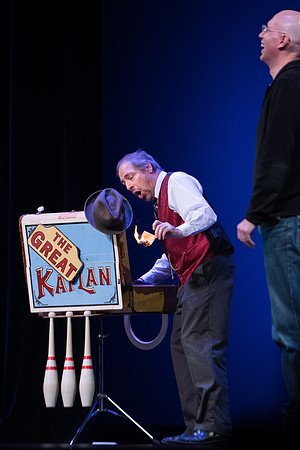 BYU-Idaho Center Satge. The Great Kaplan illusionist, magician and mentalist. Abr 2018