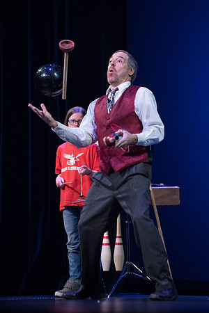 BYU-Idaho Center Satge. The Great Kaplan illusionist, magician and mentalist. Abr 2018