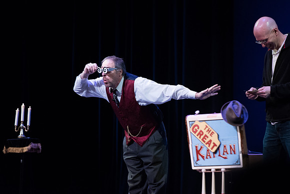BYU-Idaho Center Satge. The Great Kaplan illusionist, magician and mentalist. Abr 2018