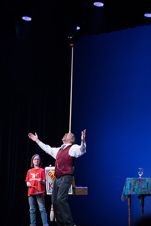 BYU-Idaho Center Satge. The Great Kaplan illusionist, magician and mentalist. Abr 2018