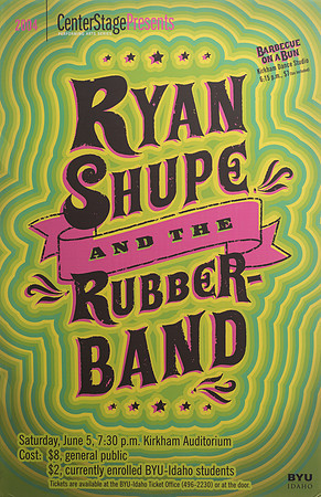 A selection of posters from Center Stage throughout the years.
