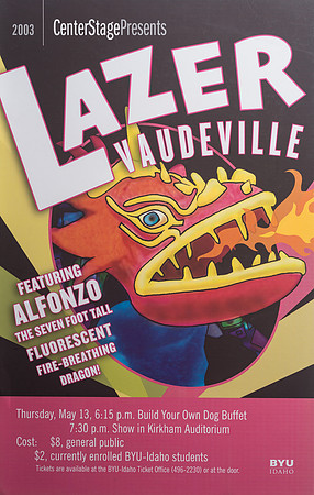 A selection of posters from Center Stage throughout the years.
