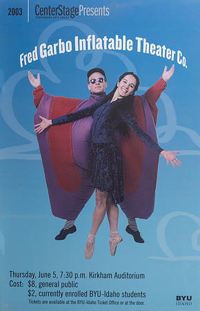A selection of posters from Center Stage throughout the years.