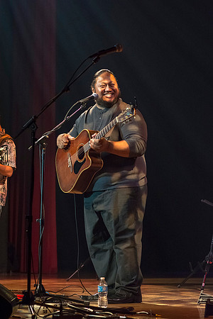 Brigham Young University-Idaho's Center Stage presents the Hawaiian Slack Key Kings. Performers Stephen Inglis, Patrick Landeza, Hear LT Smooth created a warm Hawaiian atmosphere with their music amid