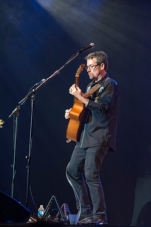Brigham Young University-Idaho's Center Stage presents the Hawaiian Slack Key Kings. Performers Stephen Inglis, Patrick Landeza, Hear LT Smooth created a warm Hawaiian atmosphere with their music amid
