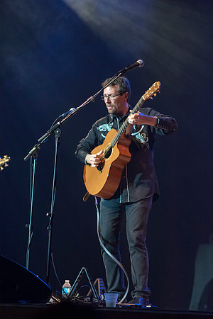 Brigham Young University-Idaho's Center Stage presents the Hawaiian Slack Key Kings. Performers Stephen Inglis, Patrick Landeza, Hear LT Smooth created a warm Hawaiian atmosphere with their music amid