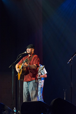 Brigham Young University-Idaho's Center Stage presents the Hawaiian Slack Key Kings. Performers Stephen Inglis, Patrick Landeza, Hear LT Smooth created a warm Hawaiian atmosphere with their music amid