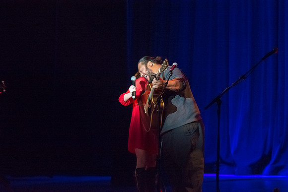 Brigham Young University-Idaho's Center Stage presents the Hawaiian Slack Key Kings. Performers Stephen Inglis, Patrick Landeza, Hear LT Smooth created a warm Hawaiian atmosphere with their music amid