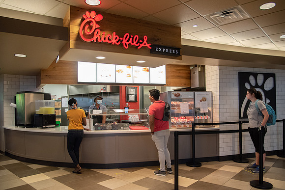 Student Well-Being program assisting students who had been impacted by COVID-19 with lunch and dinner Monday through Friday in the Crossroads. Spring Semester