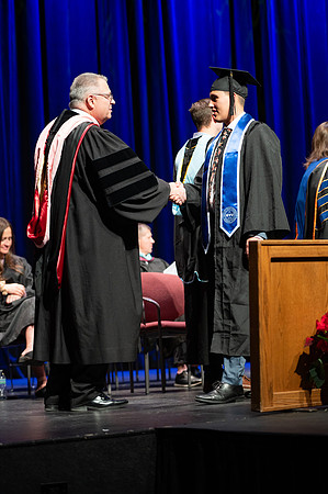Graduates during convocation for the College of Academic Success & Interdisciplinary Studies. Speakers: Kevin Brower, Jenna Kate Wilson, Tyler Christensen