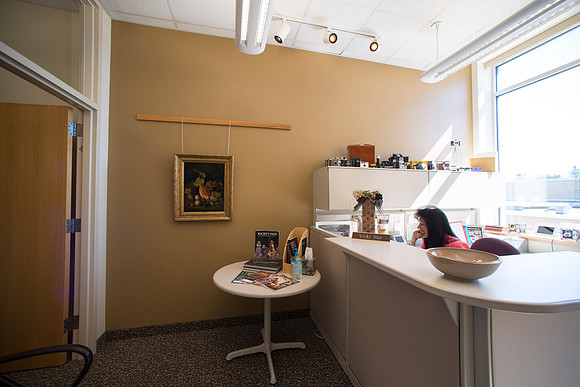 The College of Performing And Visual Arts office in the Spori Building.
