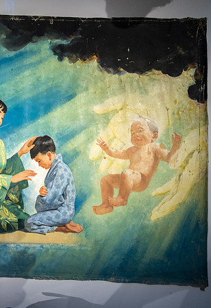 BYU-Idaho aquired the Japaneese version of the painting "Meaning of Life". It will go through a restoration process before it is framed and put on display.