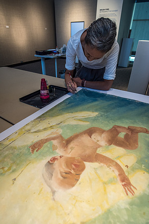 BYU-Idaho aquired the Japaneese version of the painting "Meaning of Life". It will go through a restoration process before it is framed and put on display.