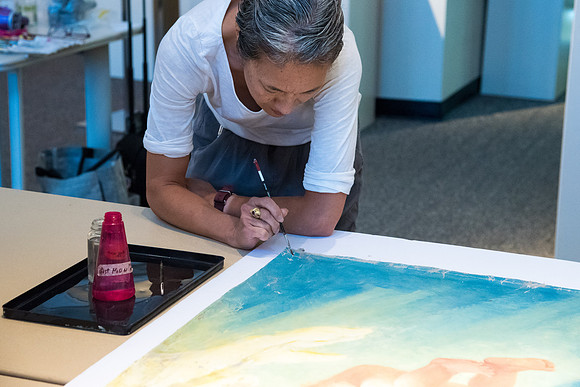 BYU-Idaho aquired the Japaneese version of the painting "Meaning of Life". It will go through a restoration process before it is framed and put on display.