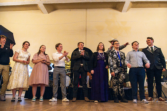 Business, Sales, and Marketing Students attend the Networking Gala. Hosted at the Woodman Ballroom.