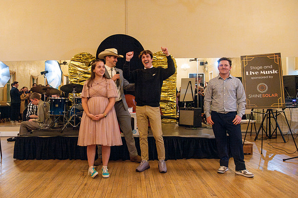 Business, Sales, and Marketing Students attend the Networking Gala. Hosted at the Woodman Ballroom.