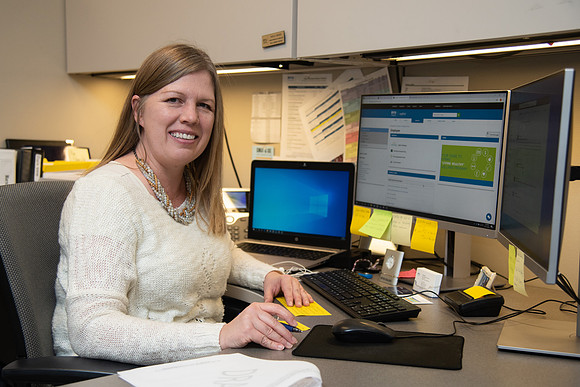 BYU-Idaho Career Center Photos for News & Notes Article. Sheila Warner. Fall Semester