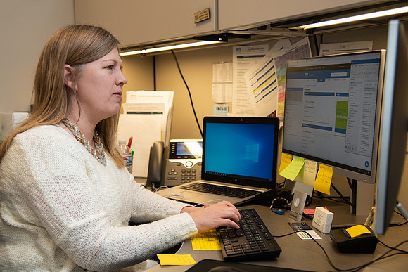 BYU-Idaho Career Center Photos for News & Notes Article. Sheila Warner. Fall Semester