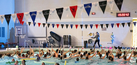 Hawaiian Luau Water Aerobics - Feb 2024