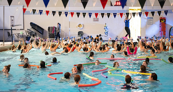 Hawaiian Luau Water Aerobics - Feb 2024