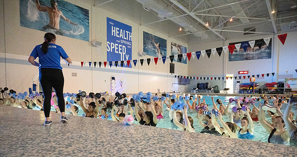Hawaiian Luau Water Aerobics - Feb 2024