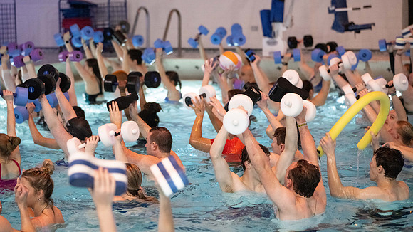 Hawaiian Luau Water Aerobics - Feb 2024