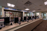 Testing Center interior.