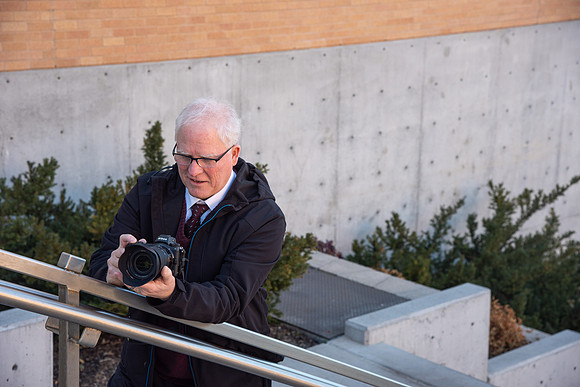 Mike Lewis testing the Nikon Z7.