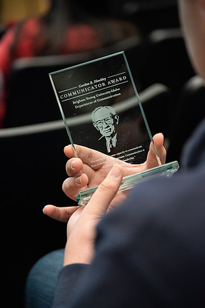 BYU-Idaho Gordon B. Hinckley Communication Award Ceremony. Fall Semester 2019