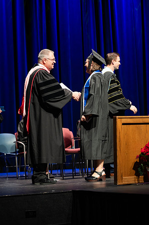 Graduates during convocation for the College of Academic Success & Interdisciplinary Studies. Speakers: Kevin Brower, Jenna Kate Wilson, Tyler Christensen
